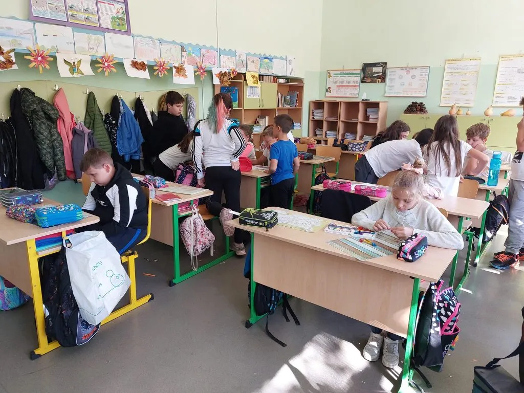 Занятия с 4 "в" клас ОУ '" П. К. Яворов" 